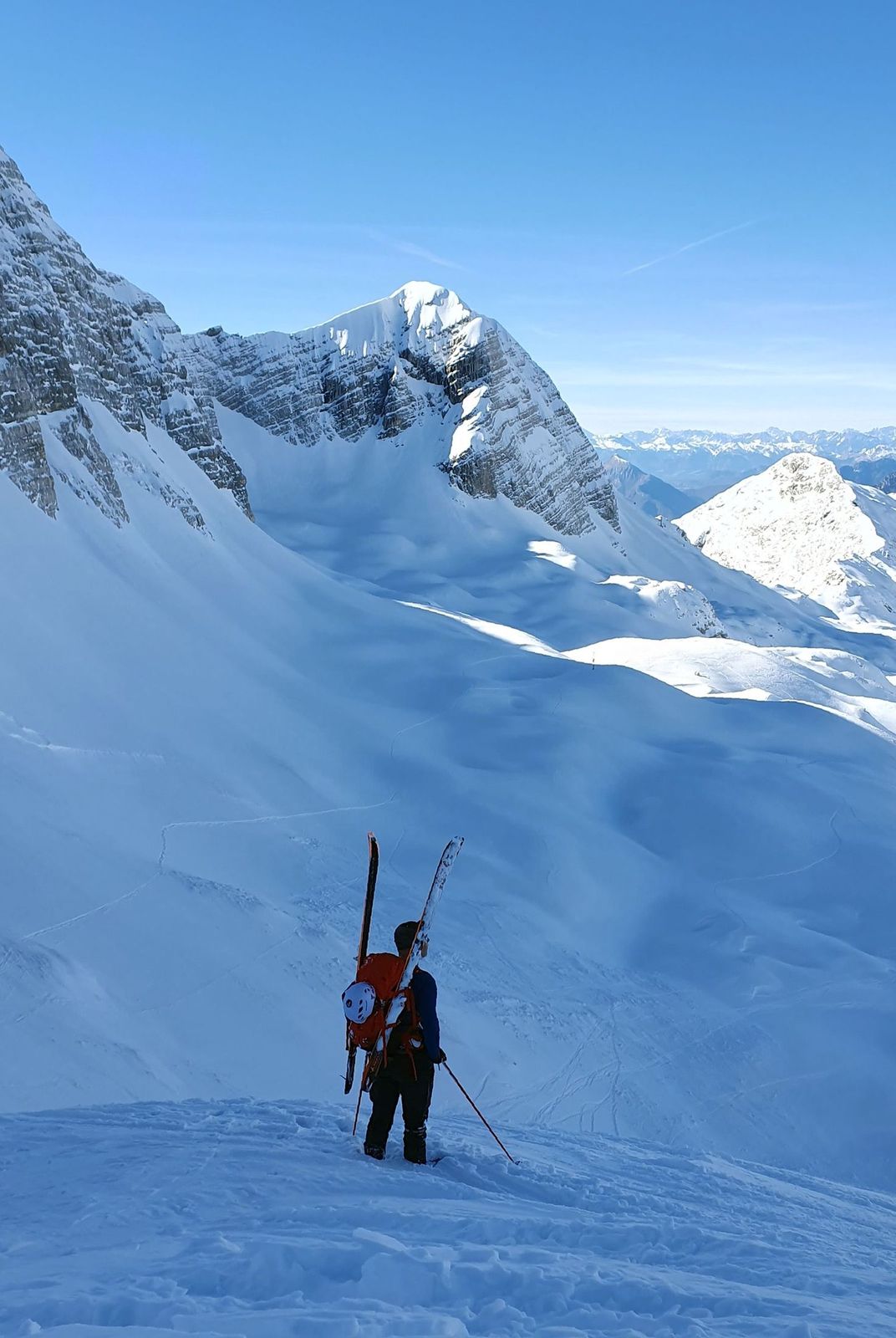 Skialp cez sedlo Bila Pec pod Kanin zima (24)