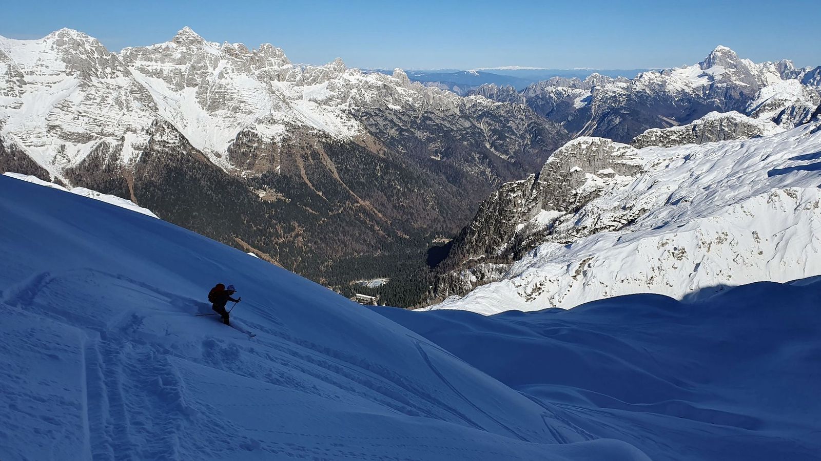 Skialp cez sedlo Bila Pec pod Kanin zima (25)