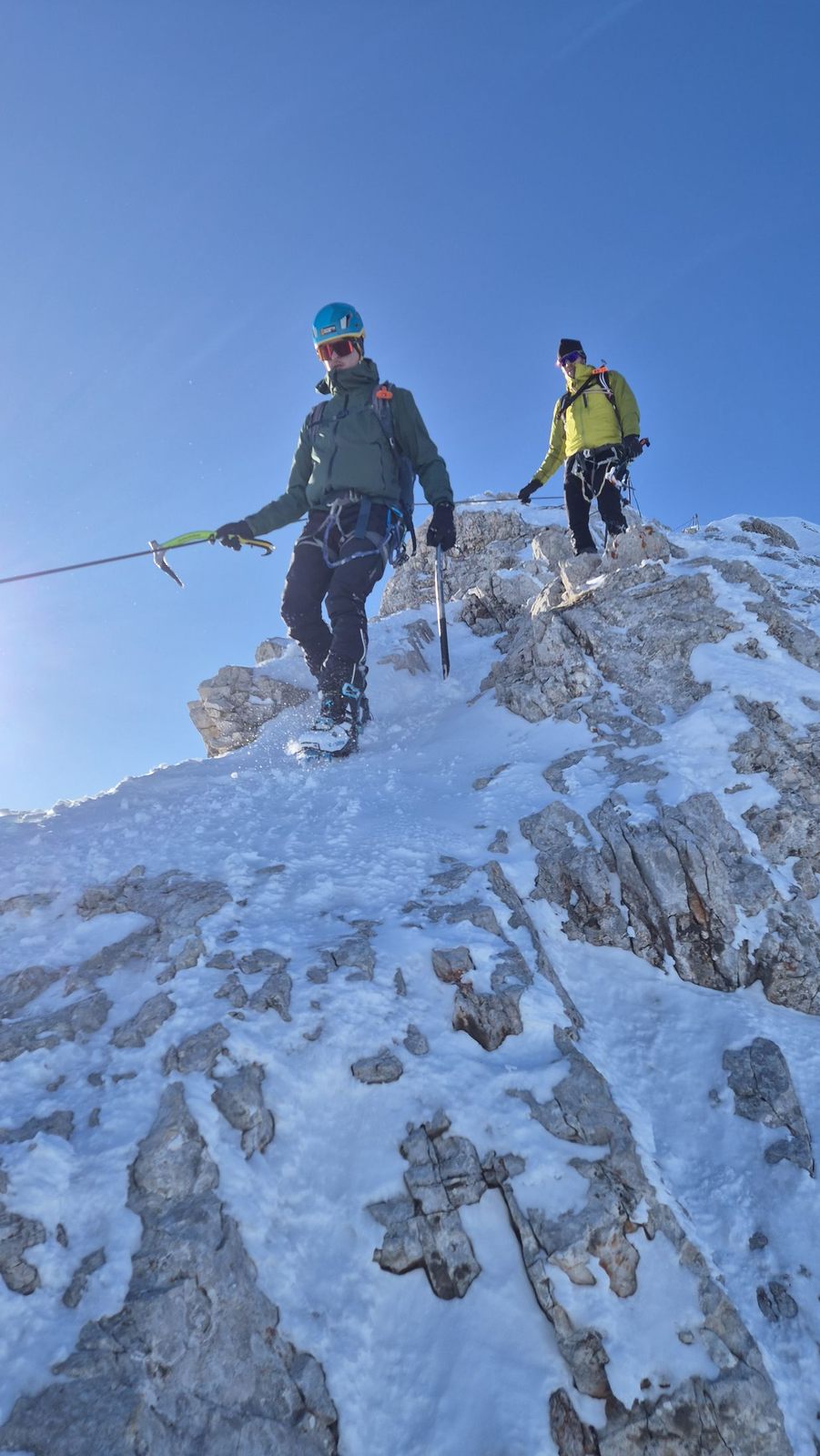 Skialp Triglav cez dolinu Krma (33) Ľahký úsek zostupu