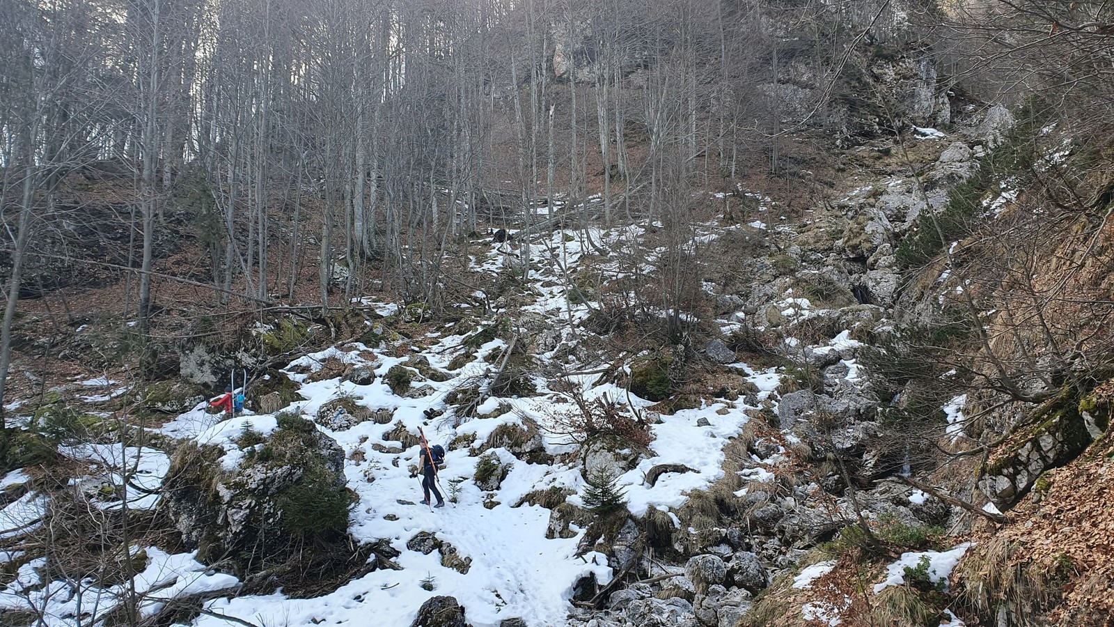 Skialp Montasio sever smer Forcella Mose (02)