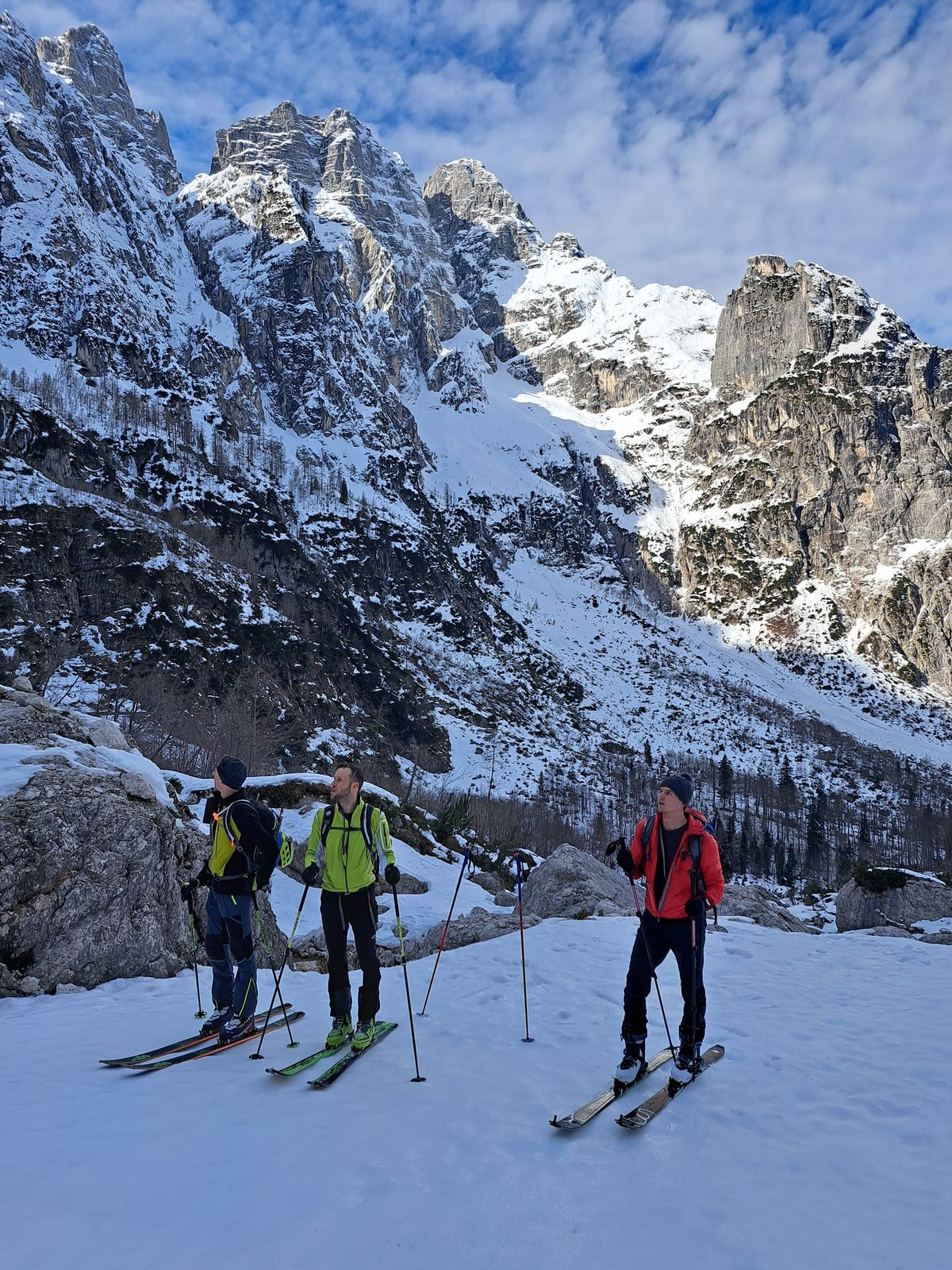 Skialp Montasio sever smer Forcella Mose (05)