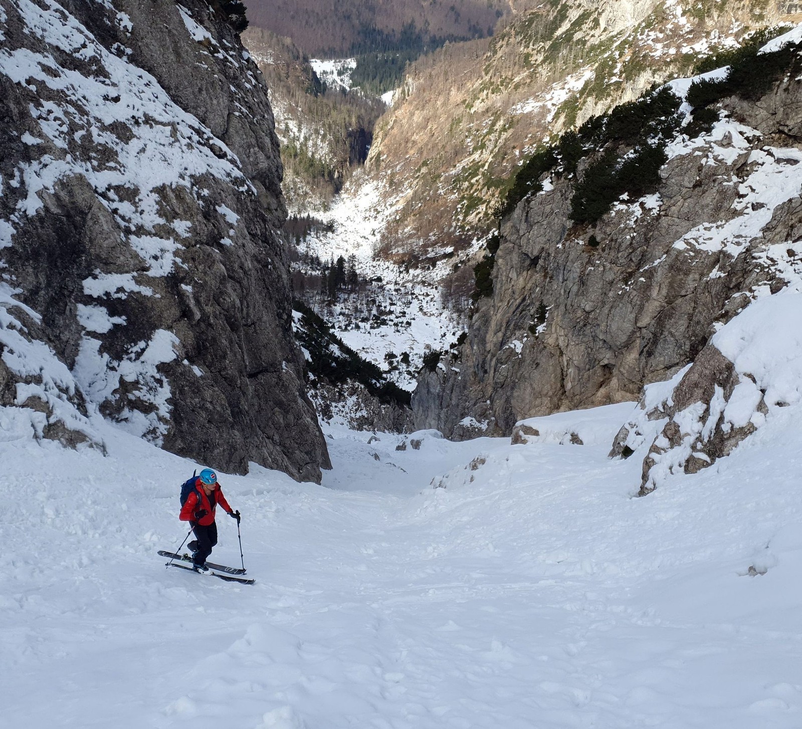 Skialp Montasio sever smer Forcella Mose (06)