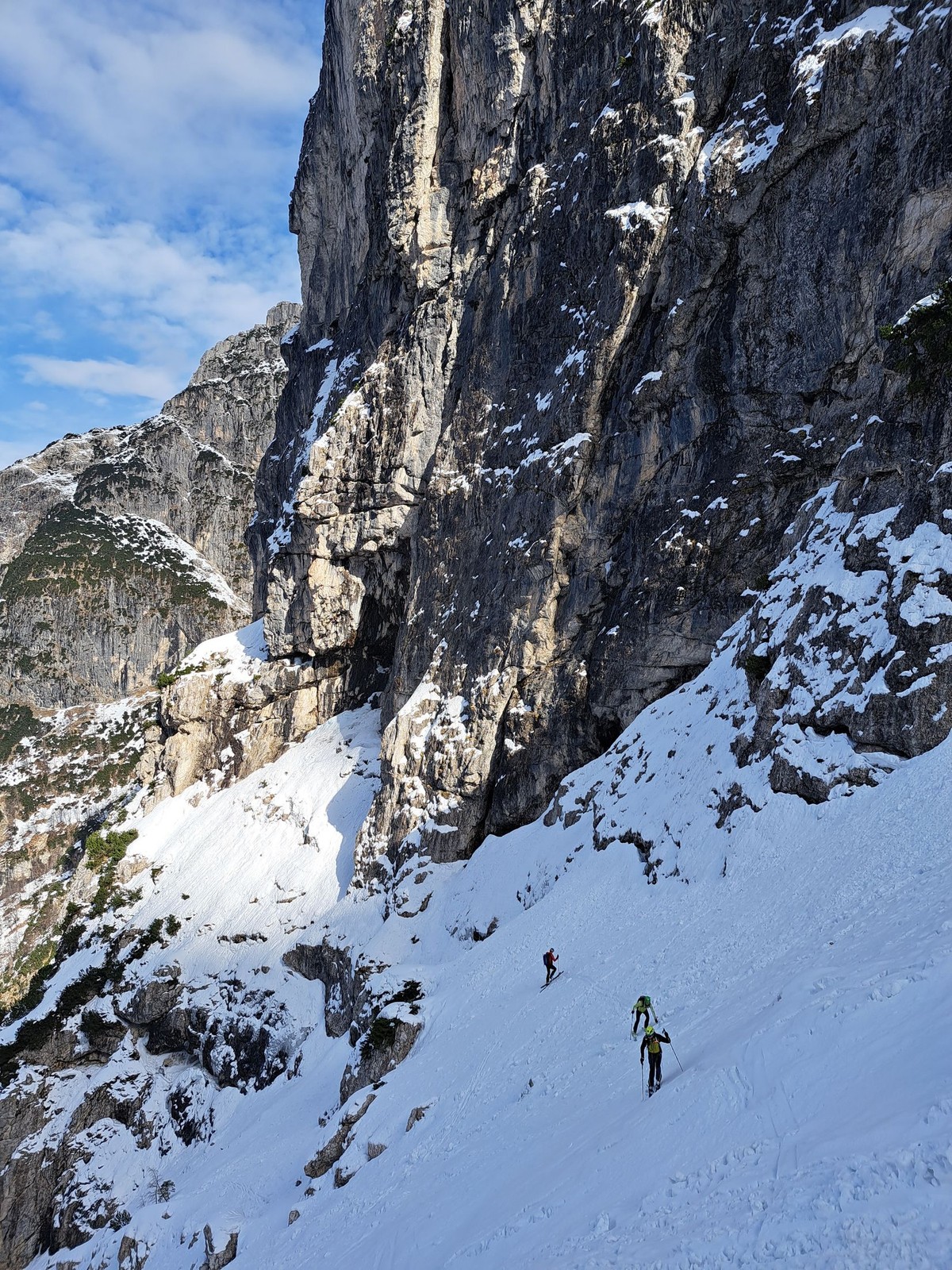 Skialp Montasio sever smer Forcella Mose (07)