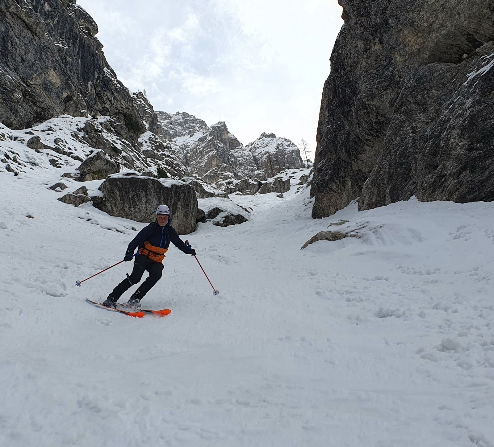 Skialp Montasio sever smer Forcella Mose (09)