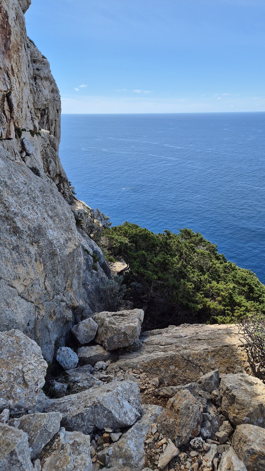 Ferrata Cabirol Sardinia (09) Dolná vetva ferraty