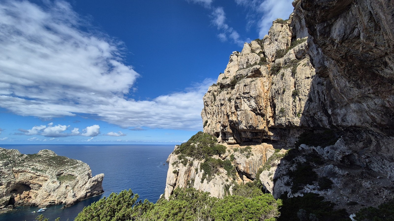 Ferrata Cabirol Sardinia (11) Dolná vetva ferraty