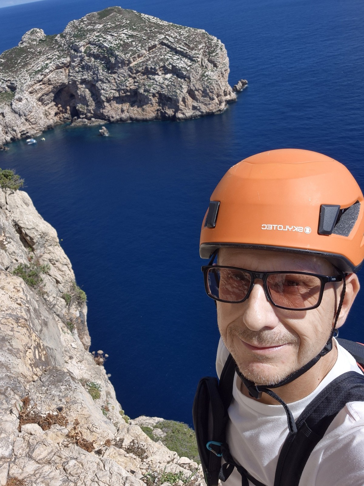 Ferrata Cabirol Sardinia (19) Horná vetva ferraty