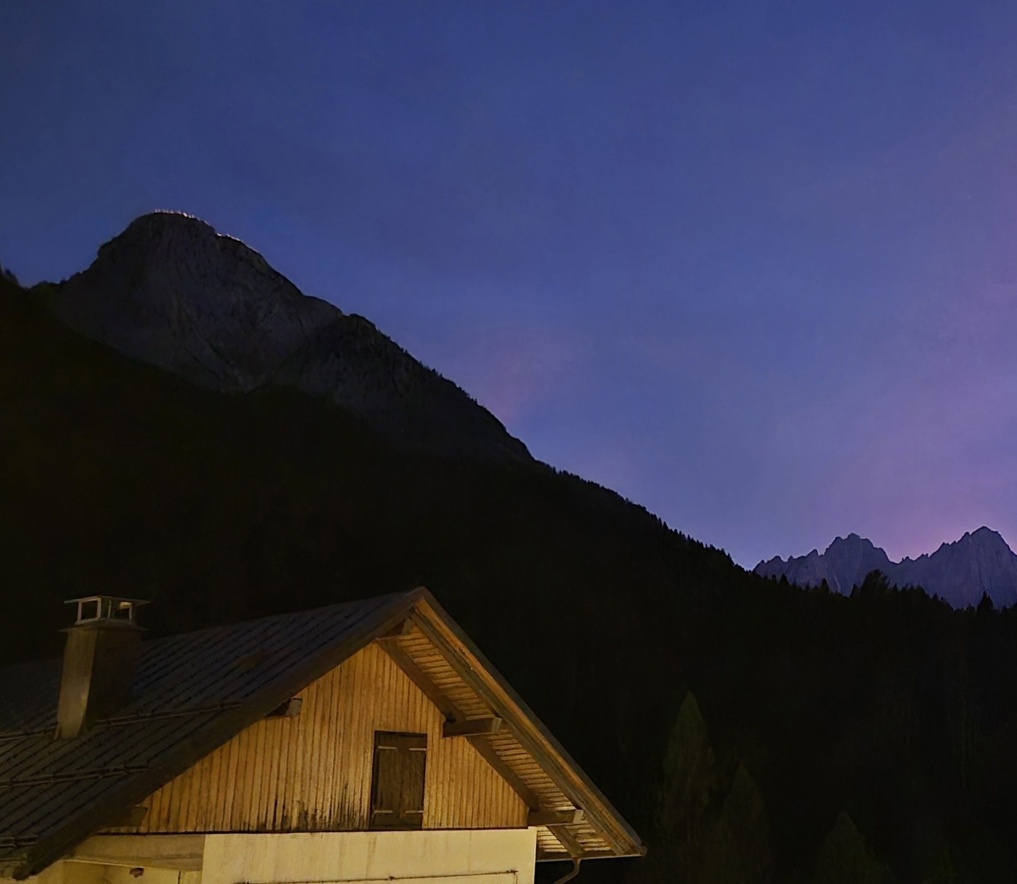 Fakľový sprievod na Monte Tuglia