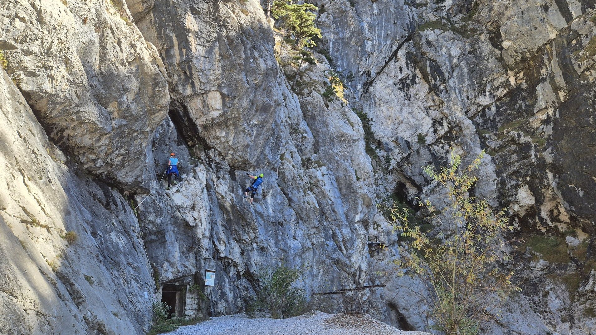 Ferrata Ruffano (02) začiatok ferraty
