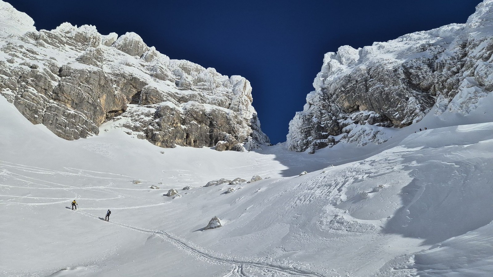 Skialp Altopiano del Montasio Forca del Palone, Curtissons (11)