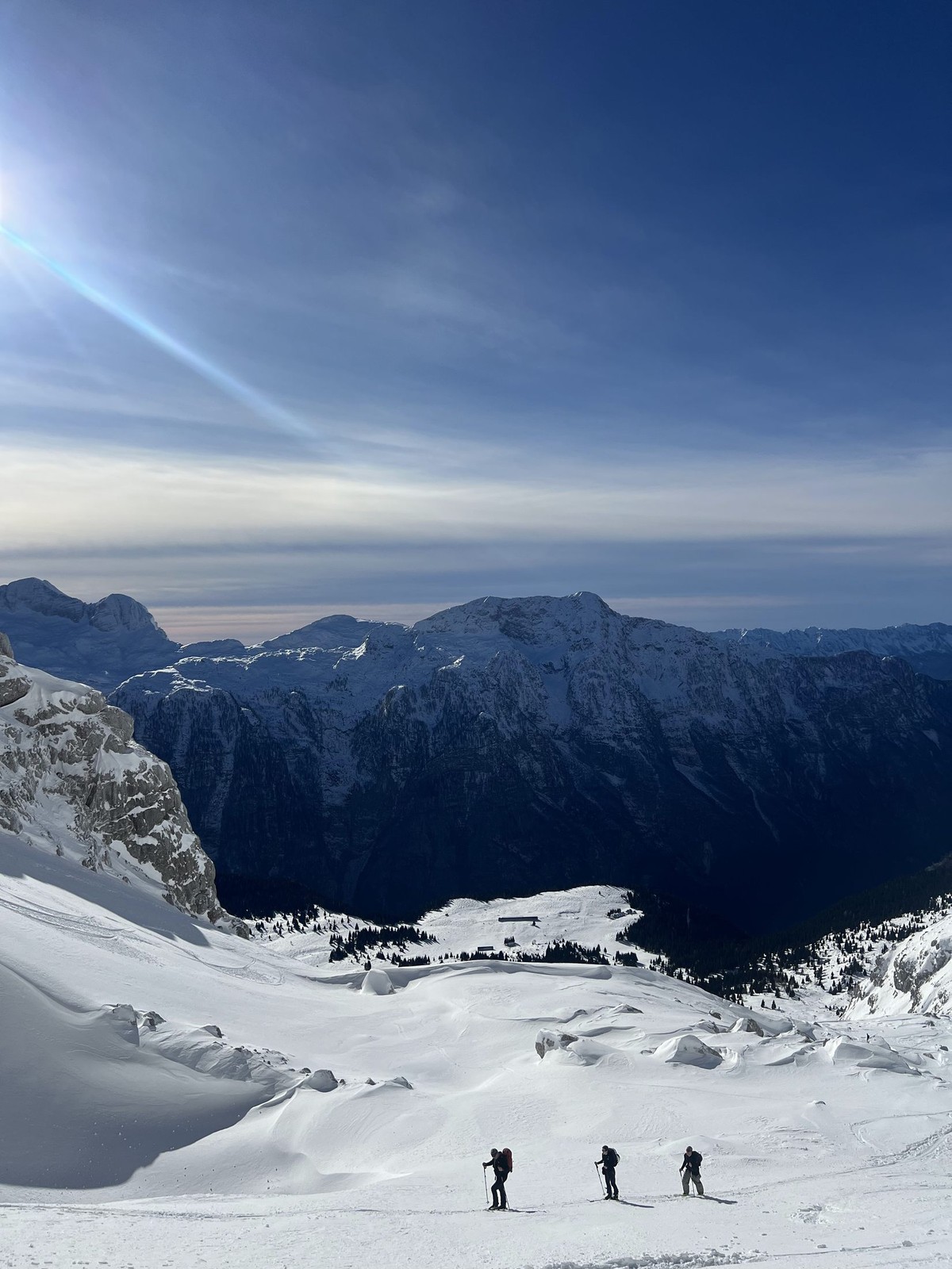 Skialp Altopiano del Montasio Forca del Palone, Curtissons (14)