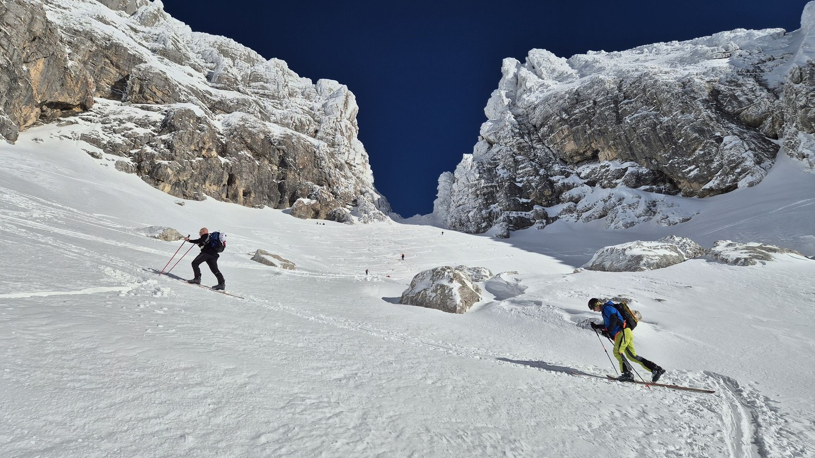 Skialp Altopiano del Montasio Forca del Palone, Curtissons (15)