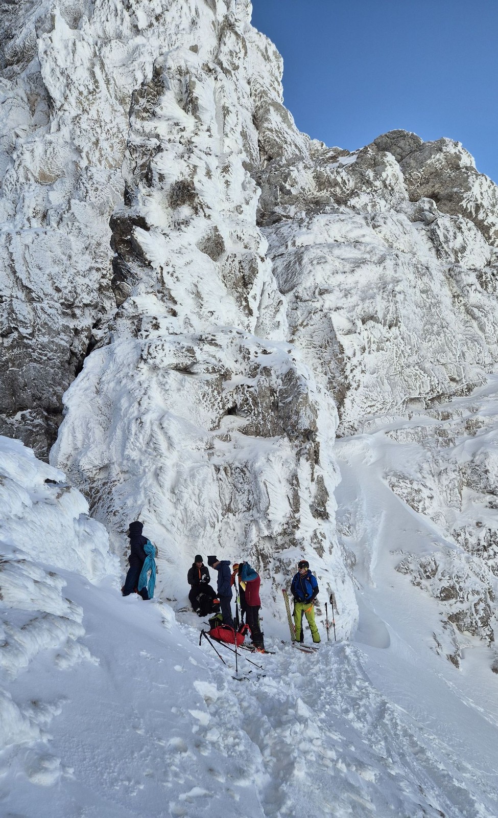 Skialp Altopiano del Montasio Forca del Palone, Curtissons (19)