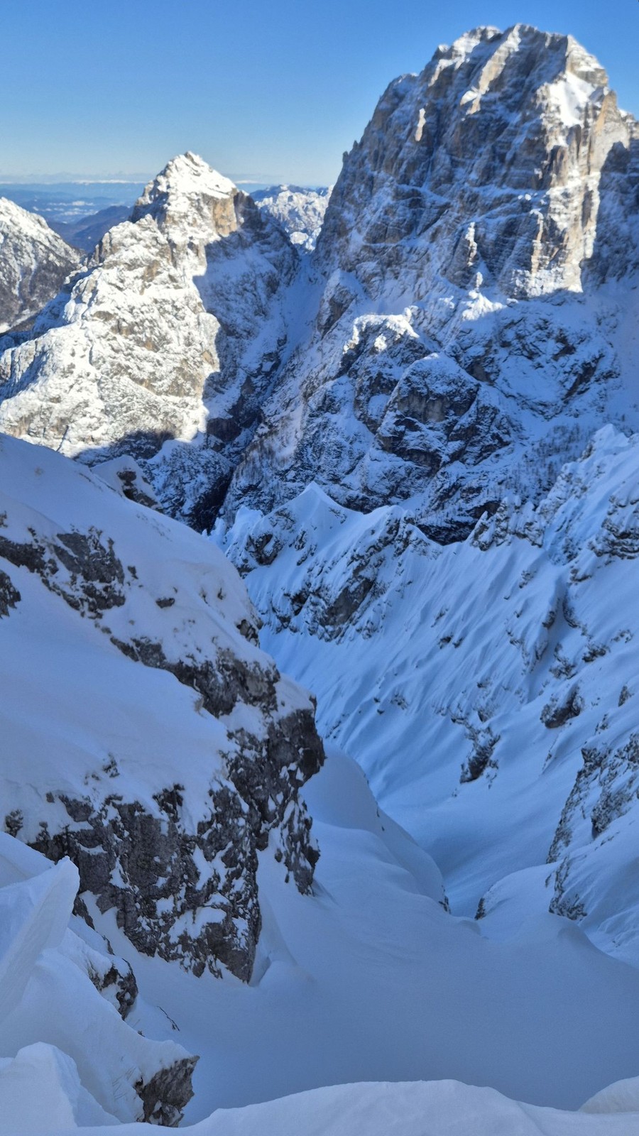 Skialp Altopiano del Montasio Forca del Palone, Curtissons (20)