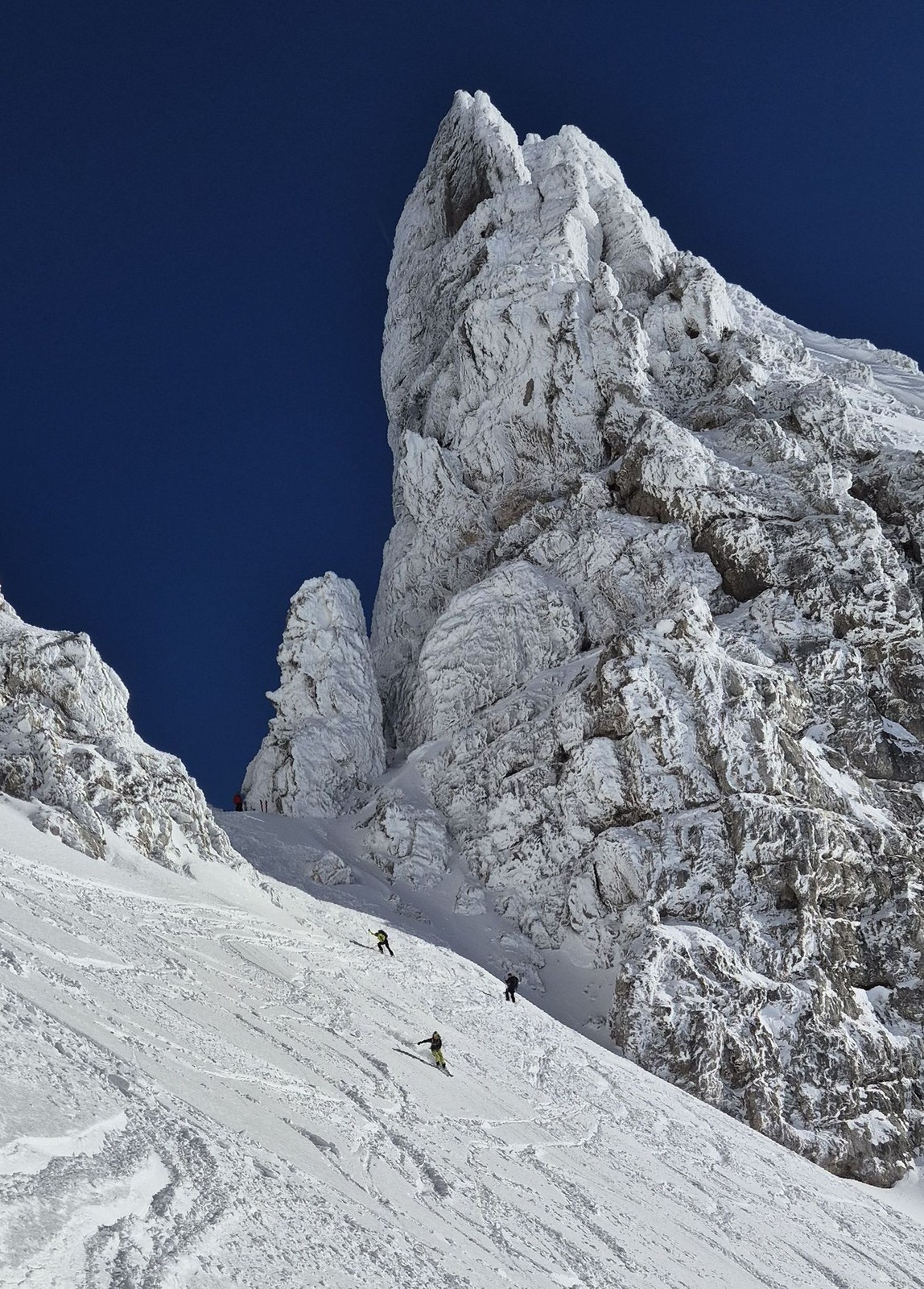 Skialp Altopiano del Montasio Forca del Palone, Curtissons (23)