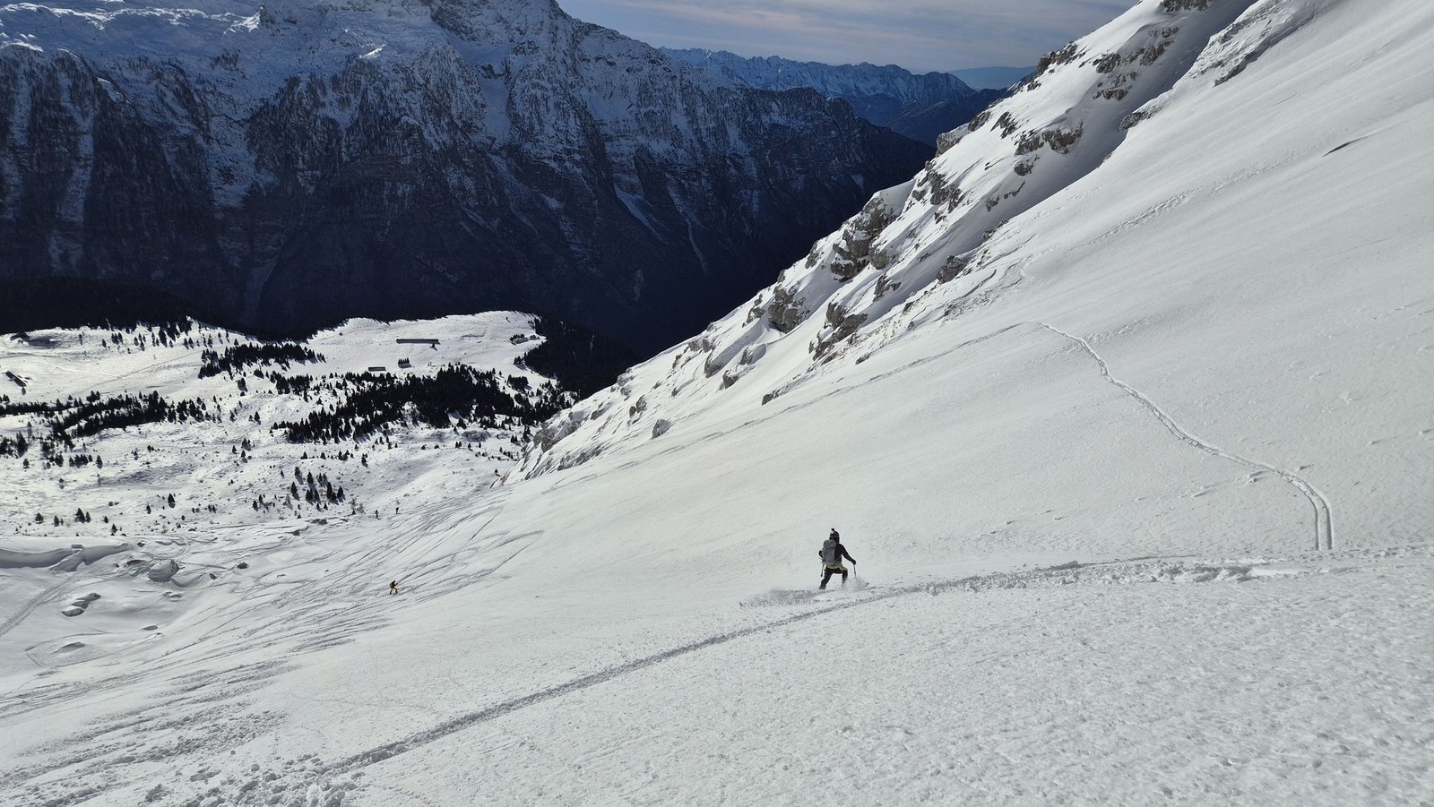 Skialp Altopiano del Montasio Forca del Palone, Curtissons (25)