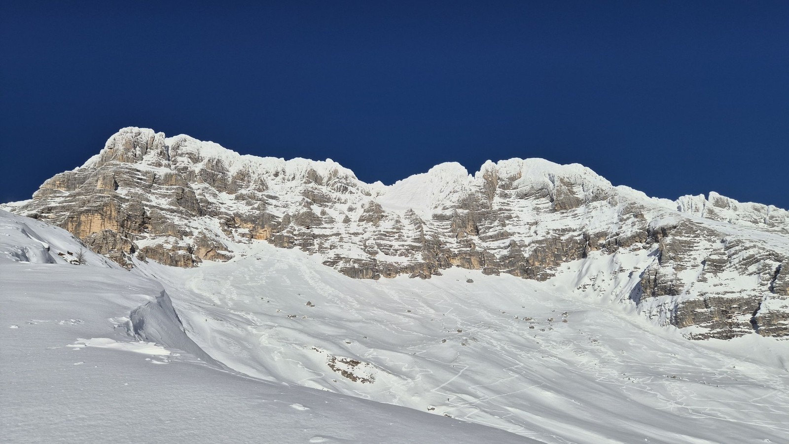Skialp Altopiano del Montasio Forca del Palone, Curtissons (28)