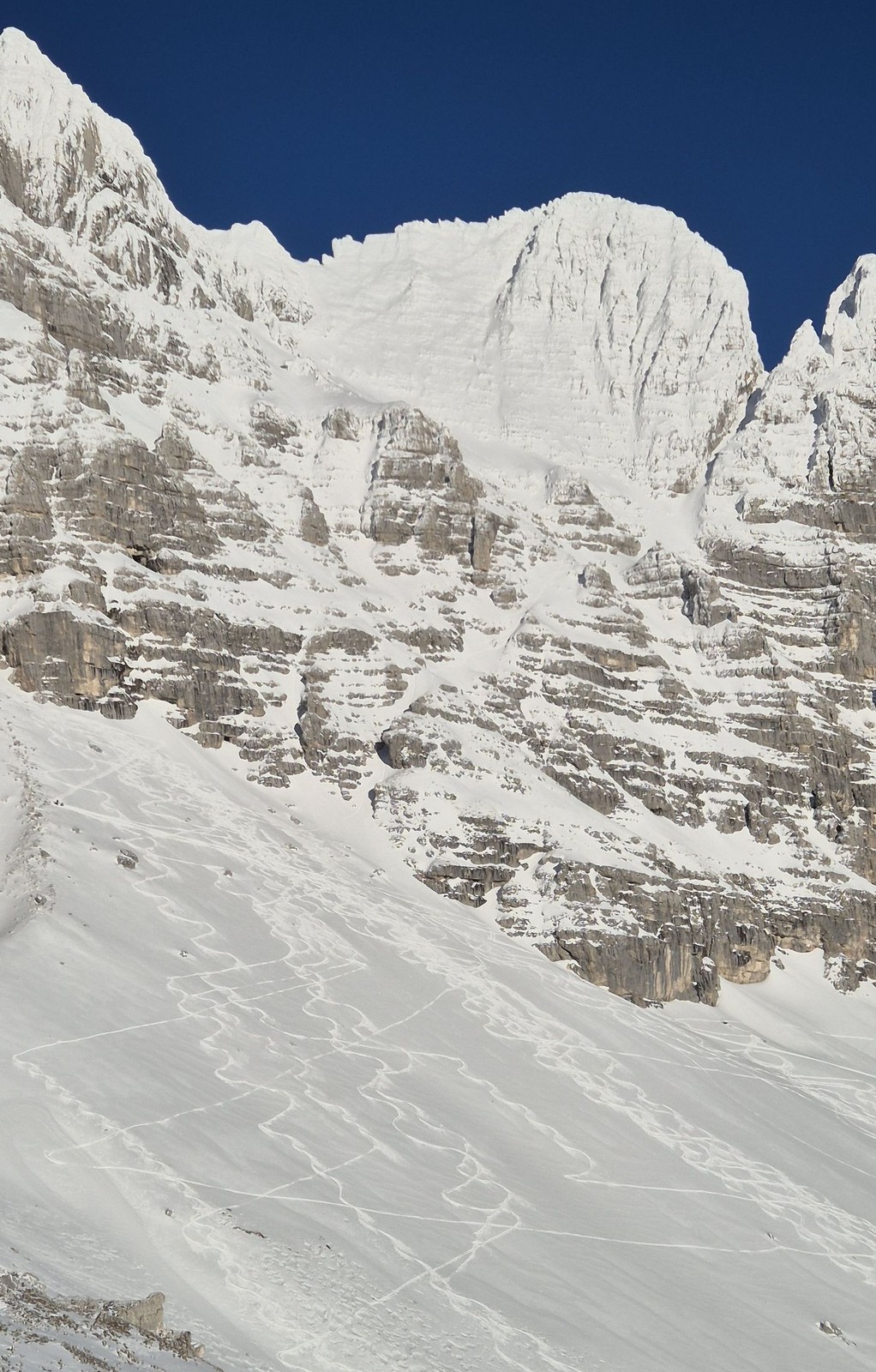 Skialp Altopiano del Montasio Forca del Palone, Curtissons (31)