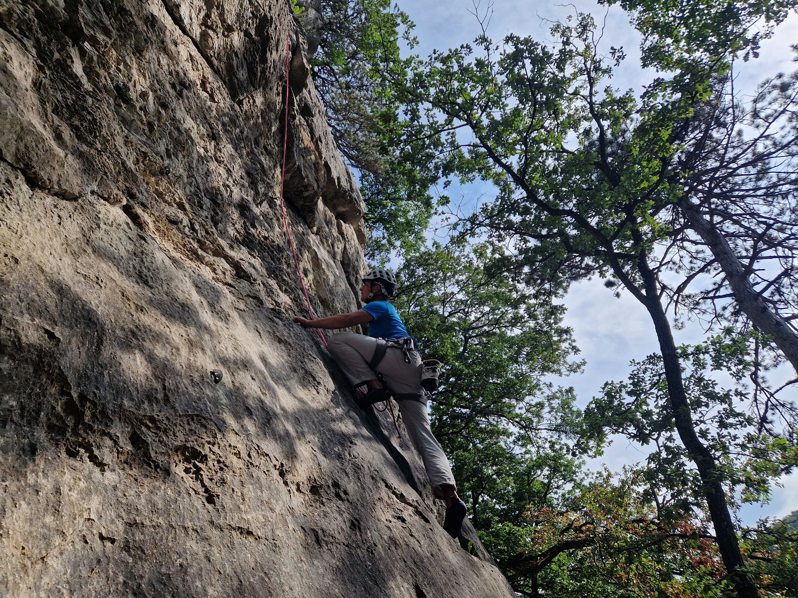Badener Kletterschule (4) cesta Fingerhut