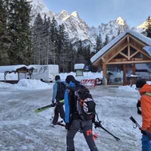 Skialp na Laghi di Fusine (02)