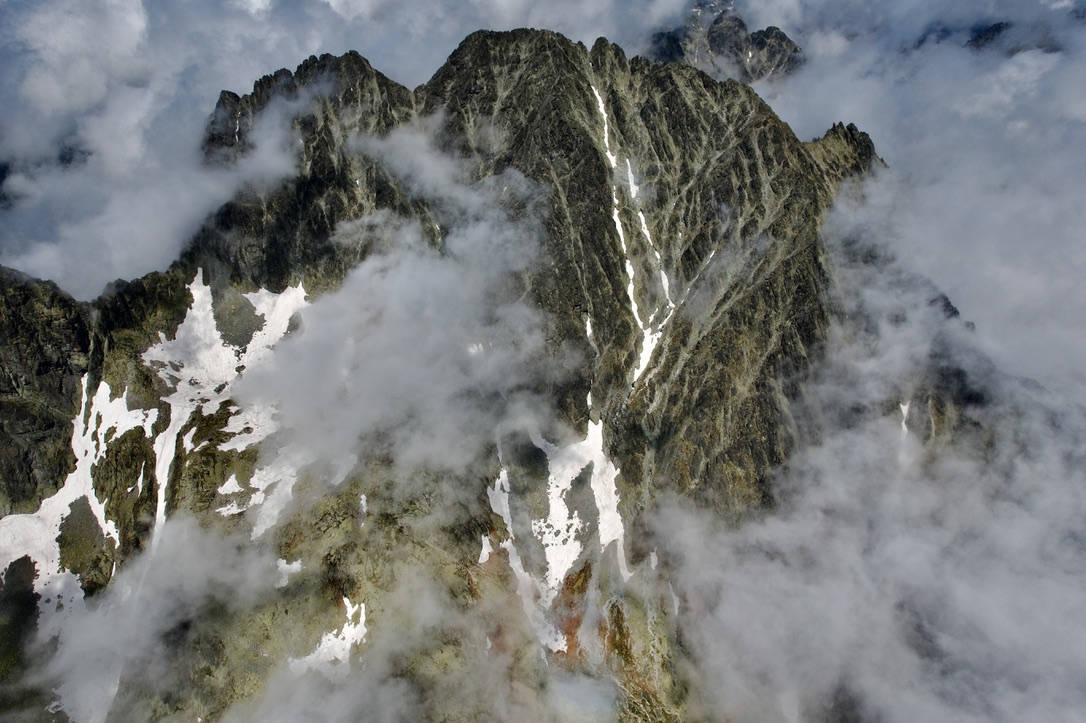 Batizovský žľab – obvyklá trasa zostupu