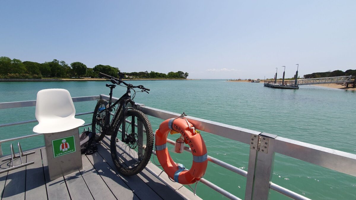 Cyklovýlet okolo ústia rieky Tagliamento {01}