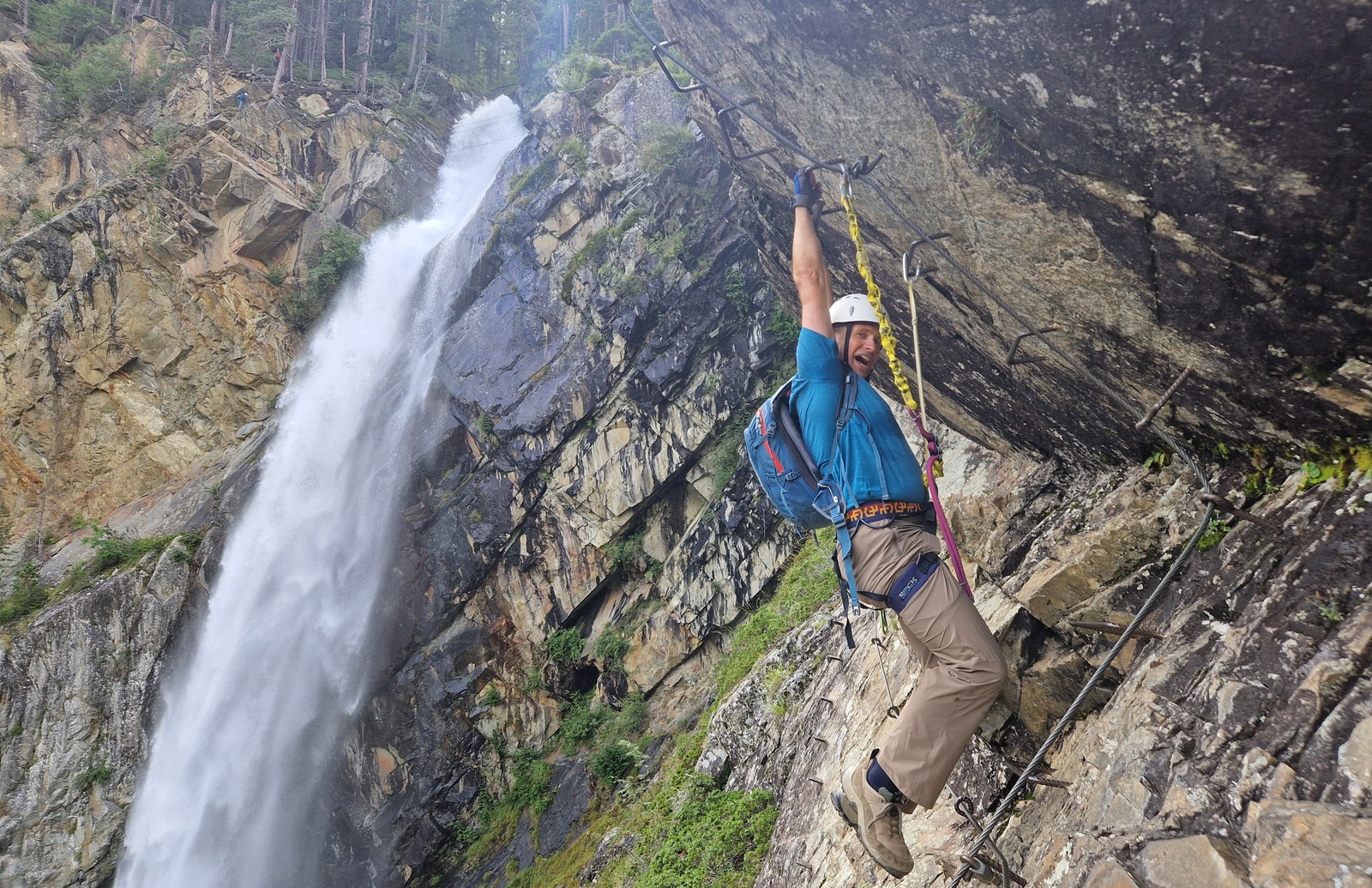 Lehner wasserfall (14) prvý krátky úsed D E