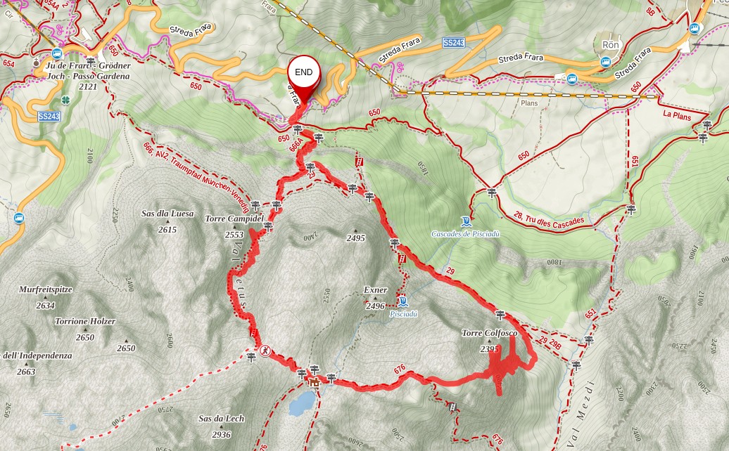 Trasa Via Seppellite